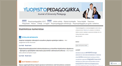 Desktop Screenshot of lehti.yliopistopedagogiikka.fi